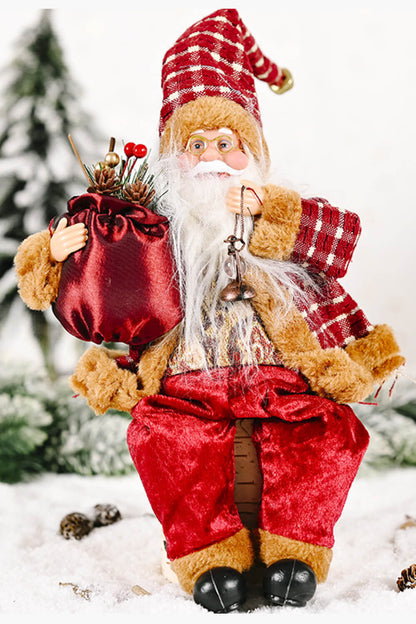 Christmas Sitting Santa Claus Figure