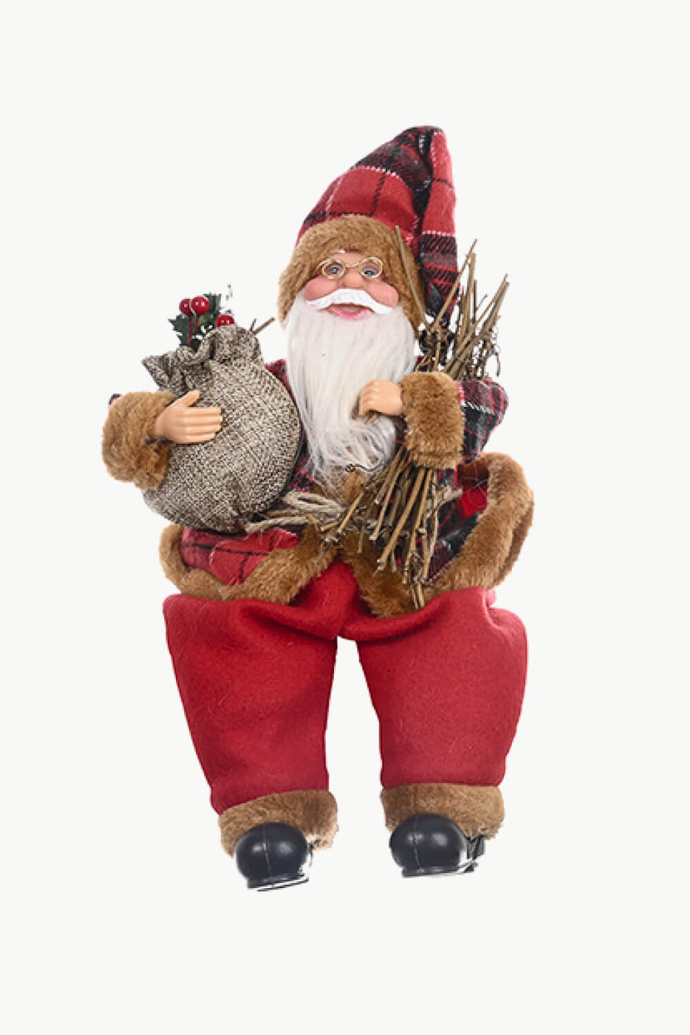 Christmas Sitting Santa Claus Figure