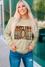 Load image into Gallery viewer, HAPPY FALL Pumpkin Dropped Shoulder Sweatshirt
