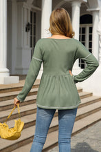 Load image into Gallery viewer, V-neck Long-sleeved Top
