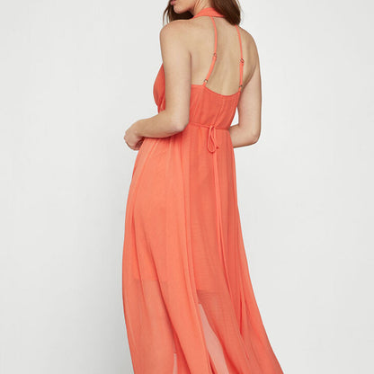 Chiffon Halter Dress