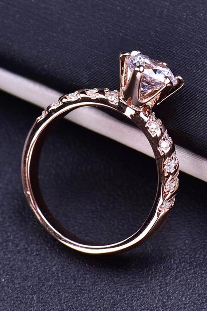 Moissanite 6-Prong Ring